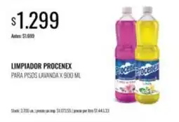 Supermercados Tadicor Procenex - limpiador para pisos oferta