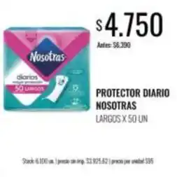 Supermercados Tadicor Nosotras - protector diario largos oferta