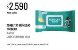 Supermercados Tadicor Toallitas húmedas oferta