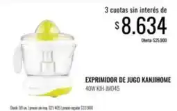 Supermercados Tadicor Exprimidor de jugo 40w kjh-jm045 oferta