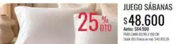 Supermercados Tadicor Juego sábanas oferta