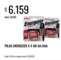 Supermercados Tadicor Energizer - pilas oferta