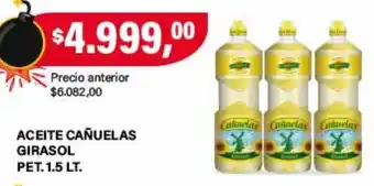 Cainmelas aceite cañuelas girasol