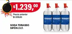 Supermercados Damesco Torasso soda sifón oferta