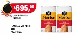 Supermercados Damesco Morixe harina de trigo 000 oferta
