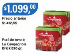 Supermercados Damesco La campagnola puré de tomate oferta