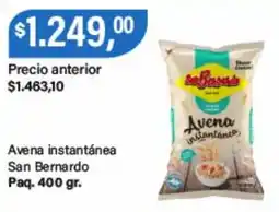 Supermercados Damesco San bernardo avena instantánea oferta