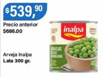 Supermercados Damesco Inalpa arveja oferta
