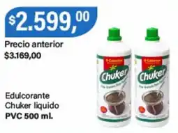Supermercados Damesco Chuker edulcorante liquido oferta