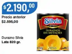 Supermercados Damesco Silvia duraznos en mitades oferta