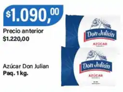 Supermercados Damesco Don Julian azucar oferta