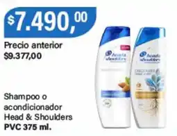 Supermercados Damesco Head & Shoulders shampoo o acondicionador oferta