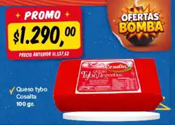 Supermercados Damesco Cosalta queso tybo argentino oferta