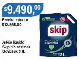 Supermercados Damesco Skip jabón liquido bio enzimas oferta