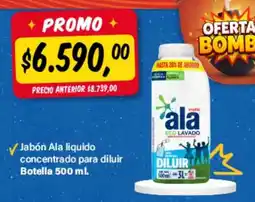 Supermercados Damesco Ala jabon liquido concentrado para diluir oferta