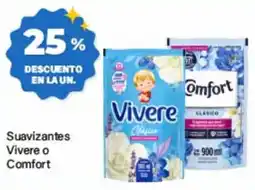 Supermercados Damesco Vivere suavizantes o Comfort suavizantes oferta