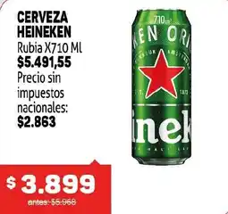 Makro Heineken cerveza rubia oferta