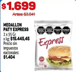 Makro Medallon paty express oferta