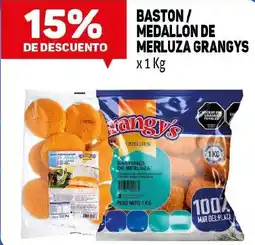 Makro Grangys baston / medallon de merluza oferta