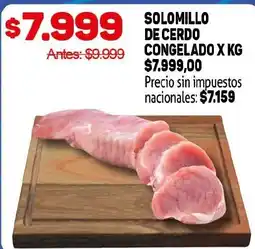 Makro Solomillo de cerdo oferta