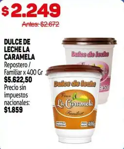 Makro La caramela dulce de leche oferta