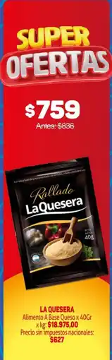 Makro La quesera rallado oferta