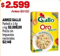 Makro Gallo arroz parboil oferta