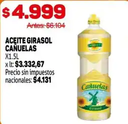 Makro Cañuelas aceite girasol oferta