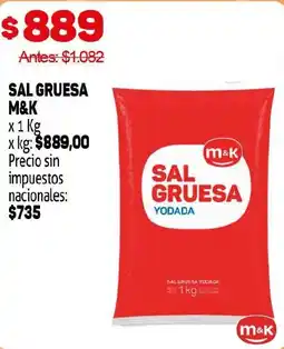 Makro M&K sal gruesa oferta