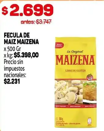 Makro Maizena fecula de maiz oferta