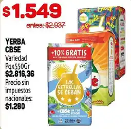Makro Yerba cbse variedad oferta