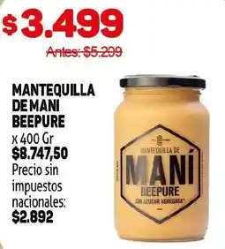 Makro BeePure mantequilla de maní oferta