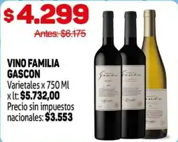 Makro Gascon vino familia oferta
