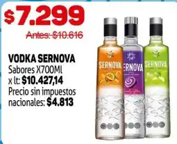 Makro Sernova vodka sabores oferta