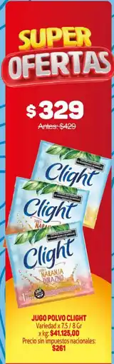 Makro Clight jugo polvo oferta
