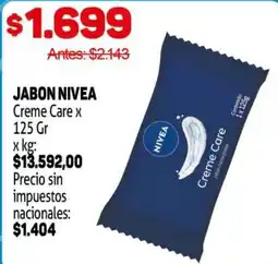 Makro Nivea jabon creme care oferta