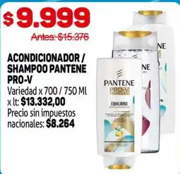 Makro Pantene acondicionador / shampoo pro-v oferta