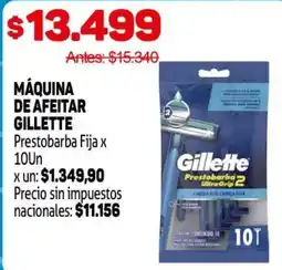 Makro Gillette maquina de afeitar prestobarba fija oferta
