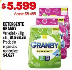 Makro Granby detergente oferta
