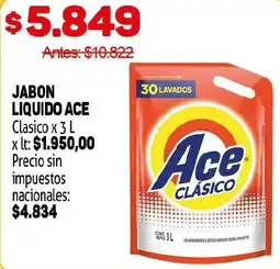Makro Ace jabon liquido clasico oferta