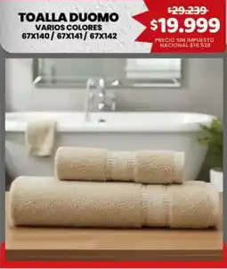Makro Duomo toalla oferta