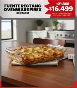 Makro Fuente rectang ovenware pirex oferta