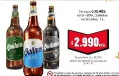 Cooperativa Obrera Quilmes cerveza retornable distintas oferta