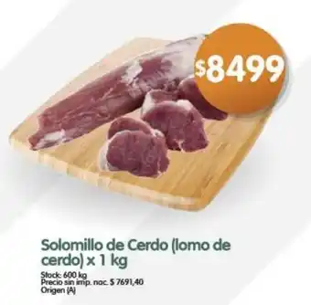 Solomillo de Cerdo (lomo de cerdo)