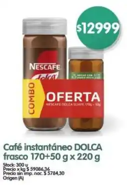 Supermercados Buenos Días Nescafe dolca cafe instantaneo oferta
