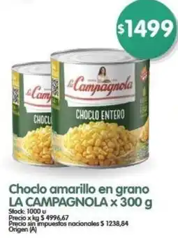 Supermercados Buenos Días La campagnola choclo entero oferta