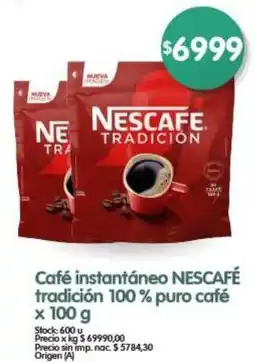 Supermercados Buenos Días Nescafe cafe instantaneo tradicion oferta