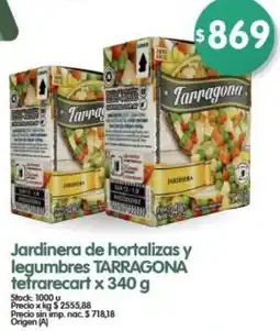 Supermercados Buenos Días Tarragona jardineria de hortalizas y legumbres oferta