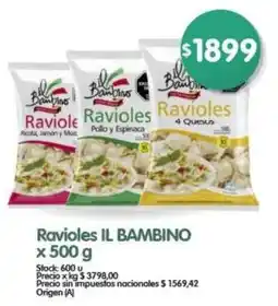 Supermercados Buenos Días Il bambino ravioles oferta