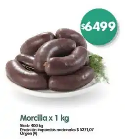 Supermercados Buenos Días Morcilla oferta